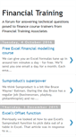 Mobile Screenshot of financial-training-company.blogspot.com