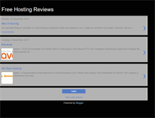 Tablet Screenshot of my-free-hosting-reviews.blogspot.com
