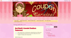 Desktop Screenshot of coupon-carnival.blogspot.com