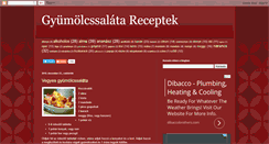 Desktop Screenshot of gyumolcssalata-recept.blogspot.com