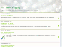 Tablet Screenshot of mstechnoblogger.blogspot.com