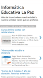 Mobile Screenshot of cursosinformaticalapaz.blogspot.com