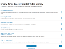 Tablet Screenshot of emoryjohnscreekvideo.blogspot.com