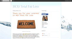 Desktop Screenshot of hcgtotalfatloss.blogspot.com