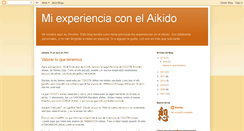 Desktop Screenshot of aikidoxp.blogspot.com
