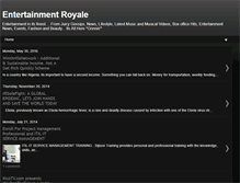 Tablet Screenshot of entertainmentroyale.blogspot.com