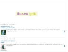 Tablet Screenshot of lilaundgelb.blogspot.com