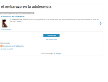 Tablet Screenshot of embarazoenlaadolecencia.blogspot.com