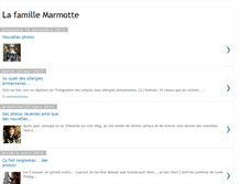 Tablet Screenshot of lafamillemarmotte.blogspot.com