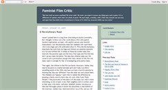 Desktop Screenshot of feministfilmcritic.blogspot.com