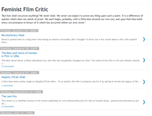 Tablet Screenshot of feministfilmcritic.blogspot.com