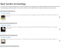 Tablet Screenshot of bwarchaeology.blogspot.com