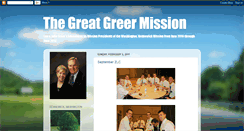 Desktop Screenshot of greatgreermission.blogspot.com