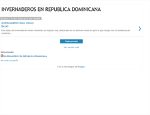 Tablet Screenshot of invernaderosenrepublicadominicana.blogspot.com