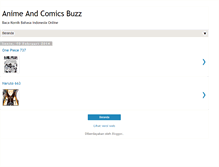 Tablet Screenshot of animeandcomicsbuzz.blogspot.com
