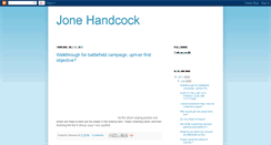 Desktop Screenshot of jonehandcock.blogspot.com