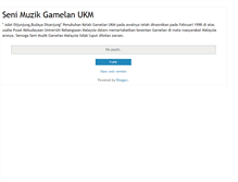 Tablet Screenshot of gamelanukm.blogspot.com