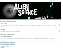 Tablet Screenshot of alienscienceoverlords.blogspot.com