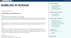 Desktop Screenshot of iwanttolearnrussian.blogspot.com