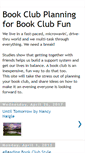 Mobile Screenshot of bookclubplanner.blogspot.com