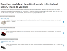 Tablet Screenshot of beautifeel-sandals.blogspot.com