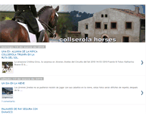 Tablet Screenshot of collserolahorses.blogspot.com