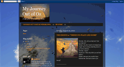 Desktop Screenshot of myjourneyoutofoz.blogspot.com