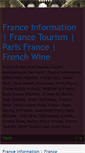 Mobile Screenshot of franceinformation1.blogspot.com