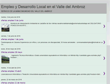 Tablet Screenshot of empleodesarrollovalleambroz.blogspot.com
