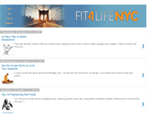 Tablet Screenshot of fit4lifenyc.blogspot.com