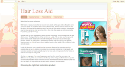 Desktop Screenshot of hairlossaid.blogspot.com