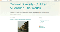 Desktop Screenshot of cultural-diversity-mdavis.blogspot.com