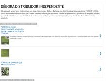Tablet Screenshot of deboradistribuidorindependente.blogspot.com