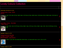 Tablet Screenshot of lovelycolourscollection.blogspot.com
