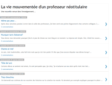 Tablet Screenshot of laviedunprofesseur.blogspot.com