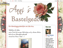 Tablet Screenshot of annisbastelecke.blogspot.com