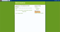 Desktop Screenshot of diarioamadora.blogspot.com