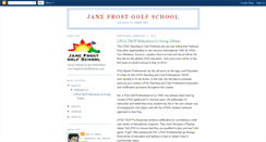 Desktop Screenshot of janefrostgolfschool.blogspot.com