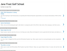 Tablet Screenshot of janefrostgolfschool.blogspot.com