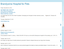 Tablet Screenshot of brandywinehospitalforpets.blogspot.com