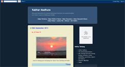 Desktop Screenshot of kabharmadhura.blogspot.com