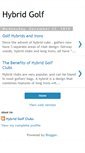 Mobile Screenshot of hybridgolf.blogspot.com