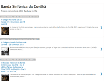 Tablet Screenshot of bandasinfonicadacovilha.blogspot.com