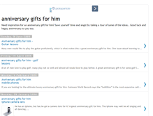 Tablet Screenshot of anniversarygiftsforhim.blogspot.com