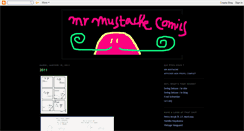 Desktop Screenshot of mr-mustache-comics.blogspot.com