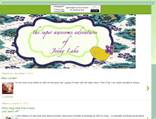 Tablet Screenshot of lifeofjennymlake.blogspot.com