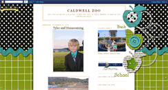 Desktop Screenshot of caldwellzoo.blogspot.com