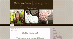 Desktop Screenshot of brittanyhansenphotography.blogspot.com