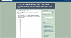 Desktop Screenshot of nlenursingboardexamresults.blogspot.com
