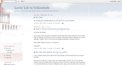 Desktop Screenshot of lovinlifeinyellowknife.blogspot.com